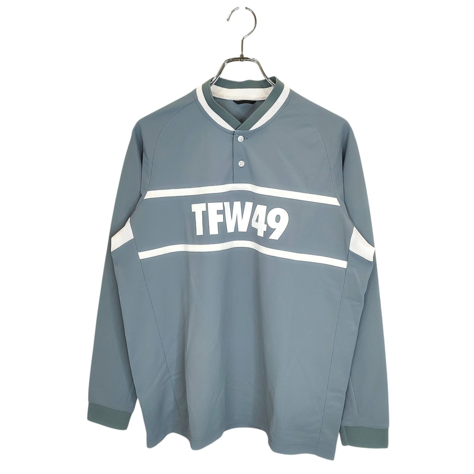 TFW49 ティーエフダブリュー ゴルフ 23AW COLLARLESS POLO L/S POLO 