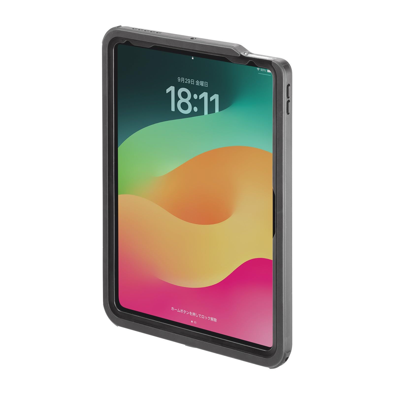 サンワサプライ iPad Air 11インチ（M2/2024）用耐衝撃防水ケース PDA-IPAD17162