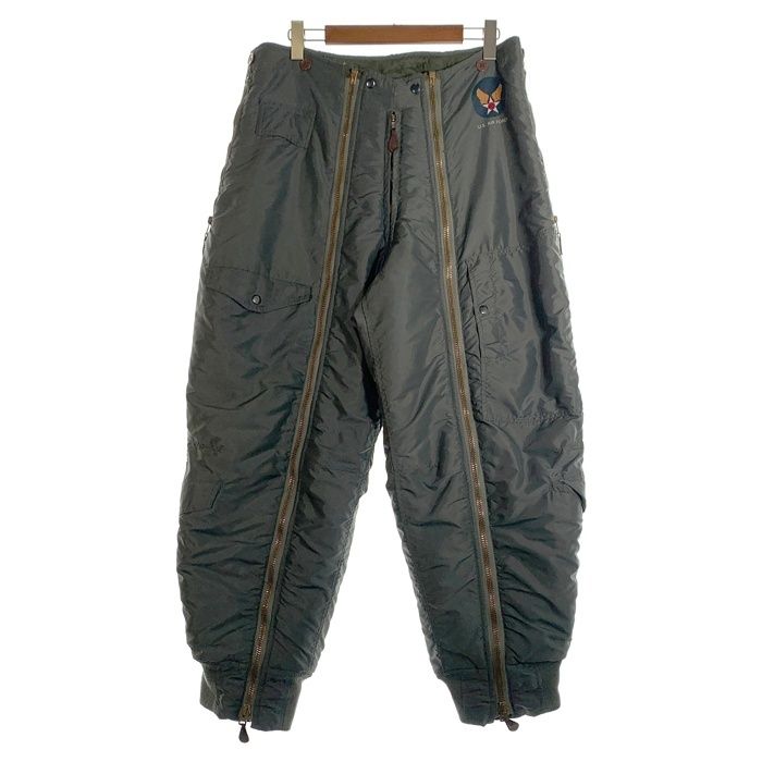 HOUSTON ヒューストン A-11B U.S.A.F. フライトパンツ グリーン サスペンダー付属 Size 38 HOUSTON ヒューストン A-11B U.S.A.F. フライトパンツ グリーン