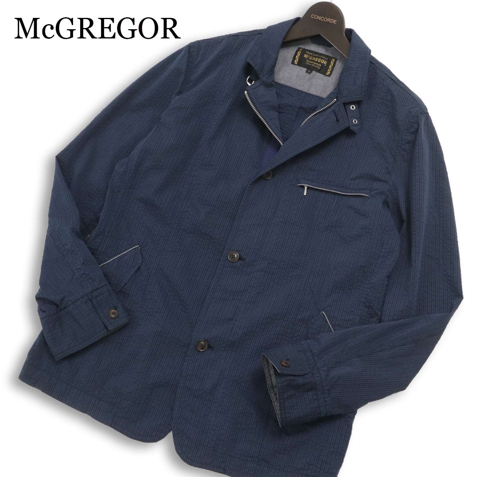 McGREGOR マクレガー 春夏☆ シアサッカー ストライプ カバーオール