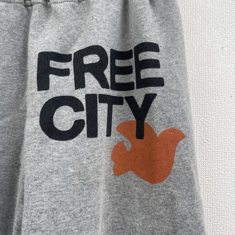 フリーシティ USA製 ロゴ グラフィック プリント スウェット パンツ 
