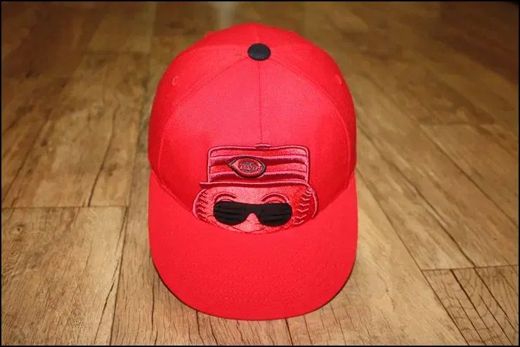 (キッズ帽子)609-34E MLB/シンシント ネズ レッド スナップバック