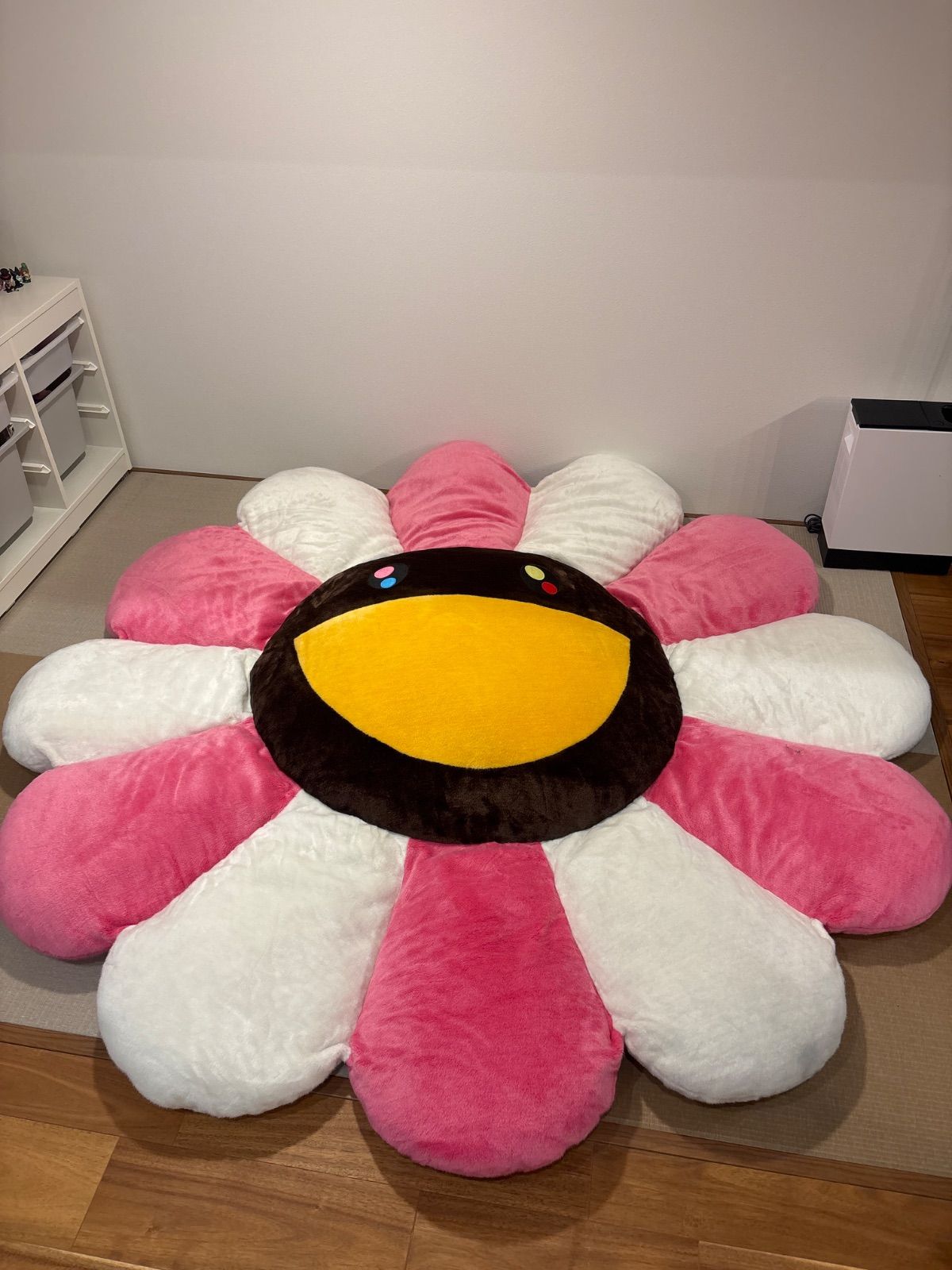 (KAIKAIKIKI)人気おすすめ!村上隆デザインXL超特大180cmフラワークッション