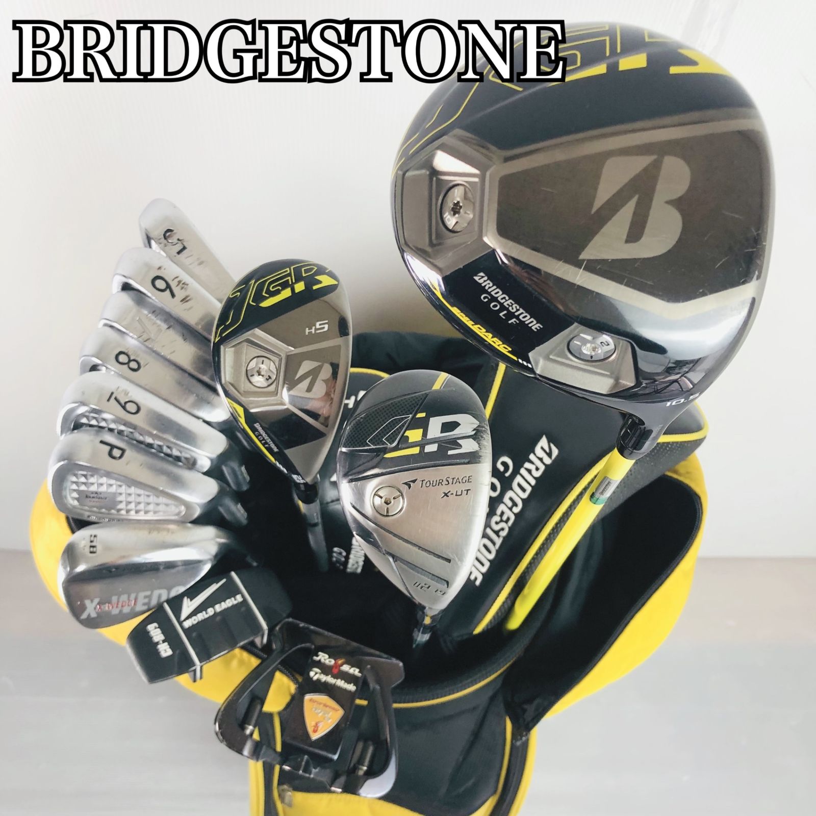 保証付】BRIDGESTONE ブリヂストン JGR TOUR STAGE ゴルフクラブ フル