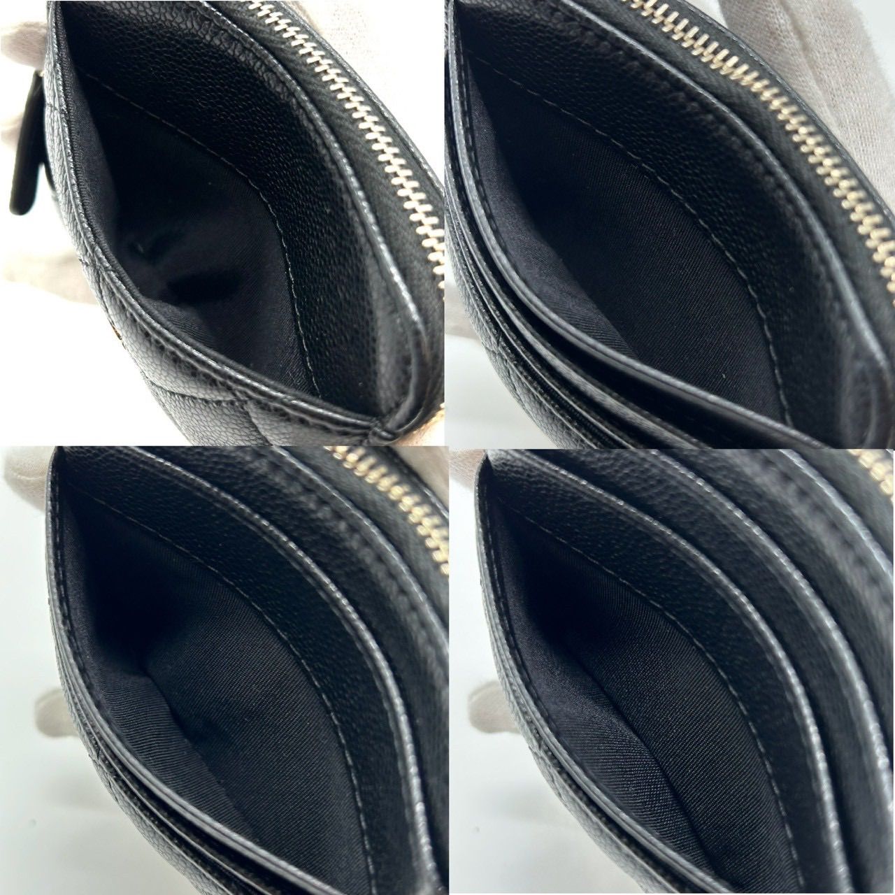 CHANEL シャネル マトラッセ キャビアスキン フラグメントケース