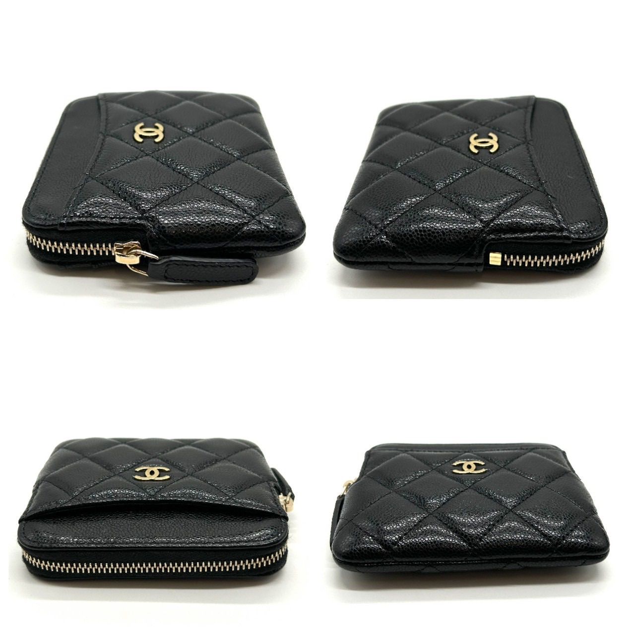 CHANEL シャネル マトラッセ キャビアスキン フラグメントケース