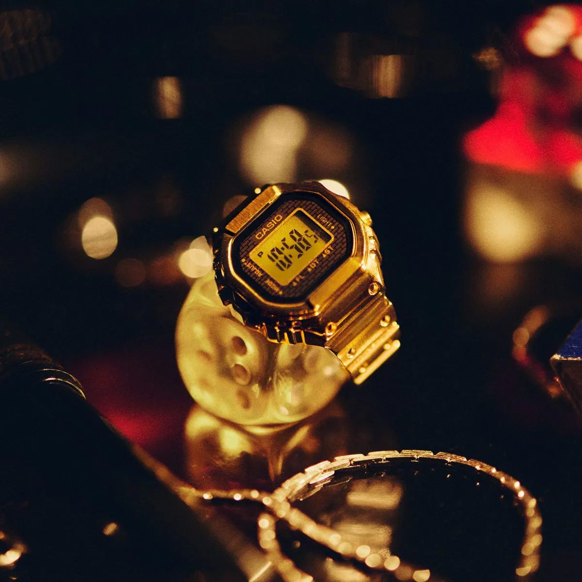 CASIO RING WATCH CRW-001G-9JR ゴールド - メルカリ