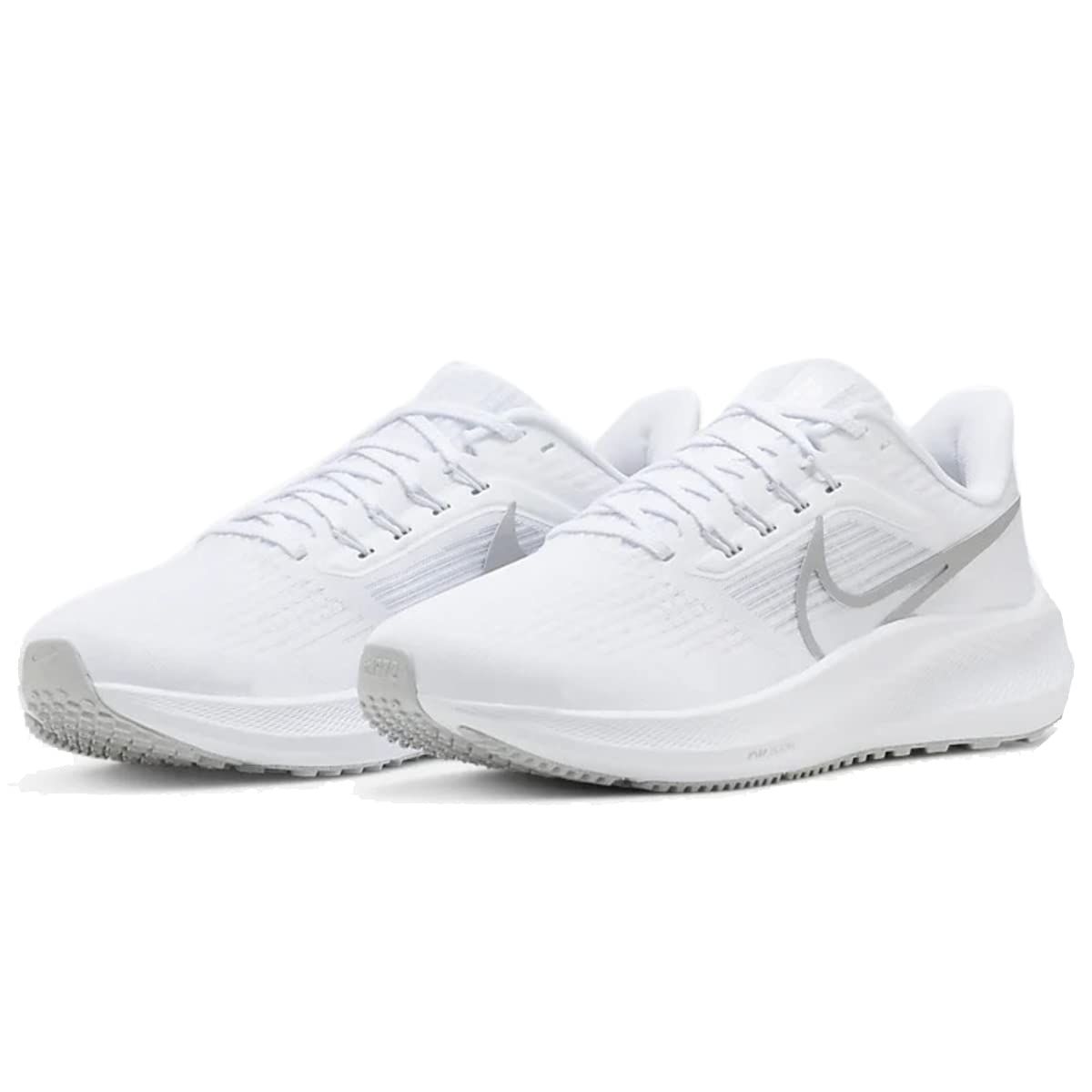 [ナイキ] エア ズーム ペガサス 39 [W Air Zoom Pegasus 39] ホワイト/ピュアプラチナム/グレーフォグ/メタリックシルバー DH4072-100 正規品 23.0cm