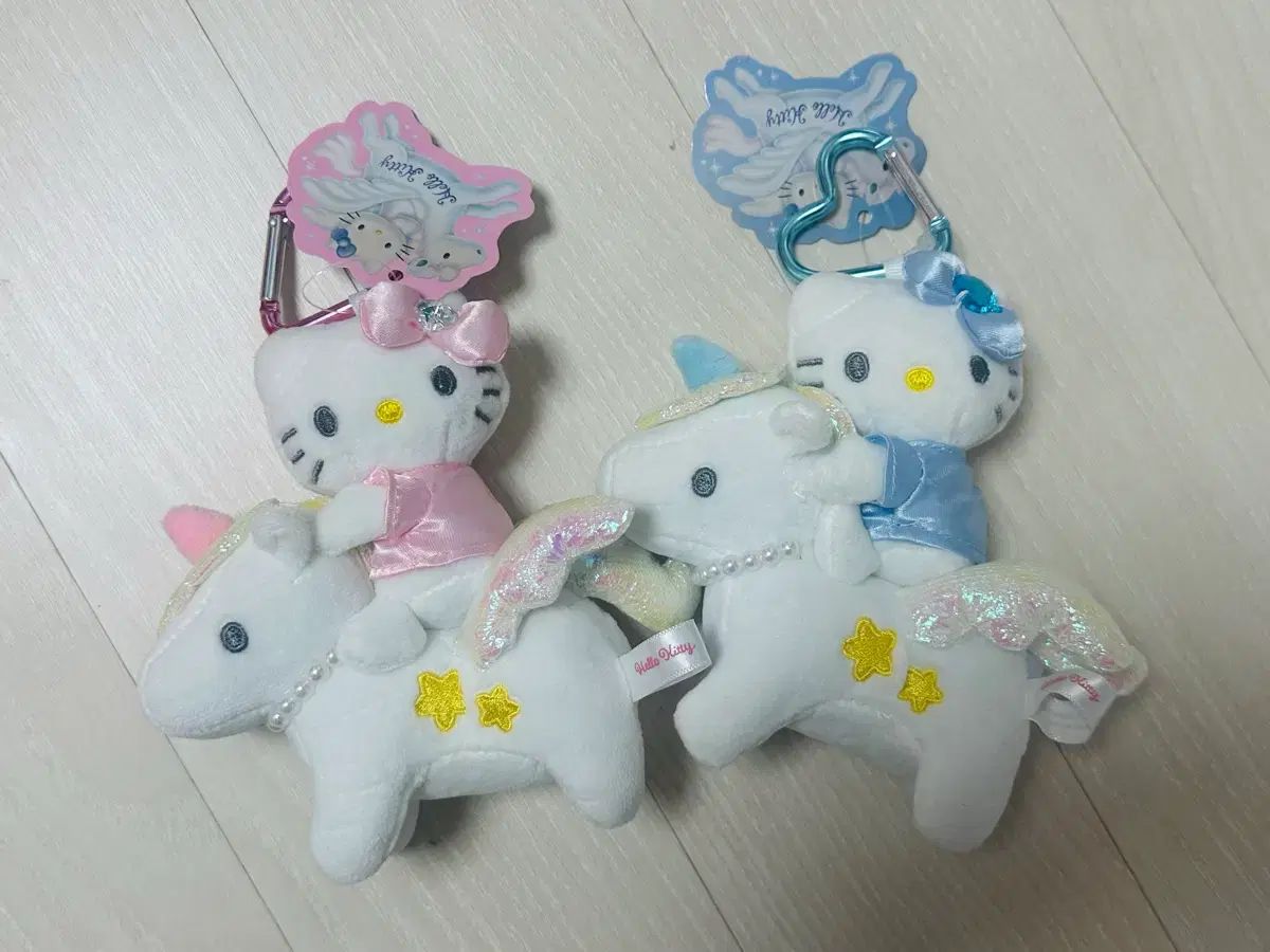 ハローキティ ユニコーン ぬいぐるみ キーホルダー 2種 まとめ