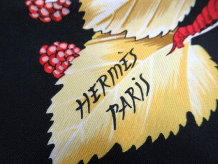 エルメス HERMES L'ARBRE DE SOIE 絹の木 桑の木と蚕 スカーフ カレ90