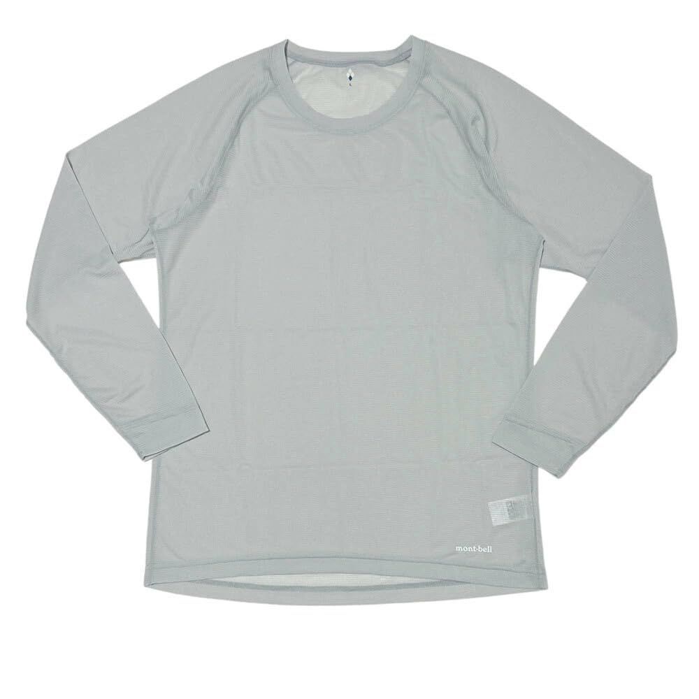 [モンベル] ジオライン クール メッシュ ラウンドネック 長袖Tシャツ 1107750 ライトグレー(LGY) [Sサイズ]