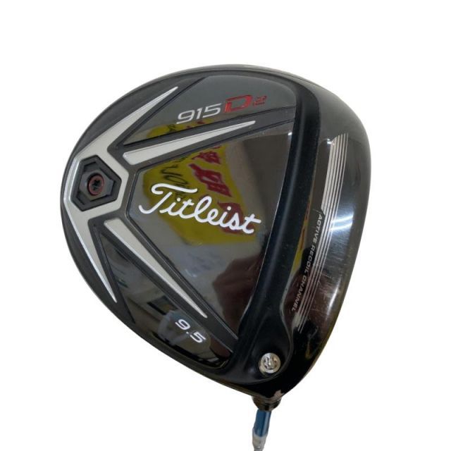 【中古】 タイトリスト 915 D2 9.5° ドライバー DR ATTAS 6☆ 6 (フレックスS) メンズ 男性用 右利き 右用 Cランク ゴルフクラブ