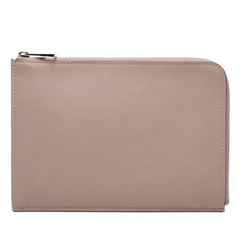 ルイ ヴィトン ポシェット ジュールPM クラッチバッグ セカンドバッグ R99760 トープ ベージュ レザー レディース LOUIS VUITTON【1-0274288】