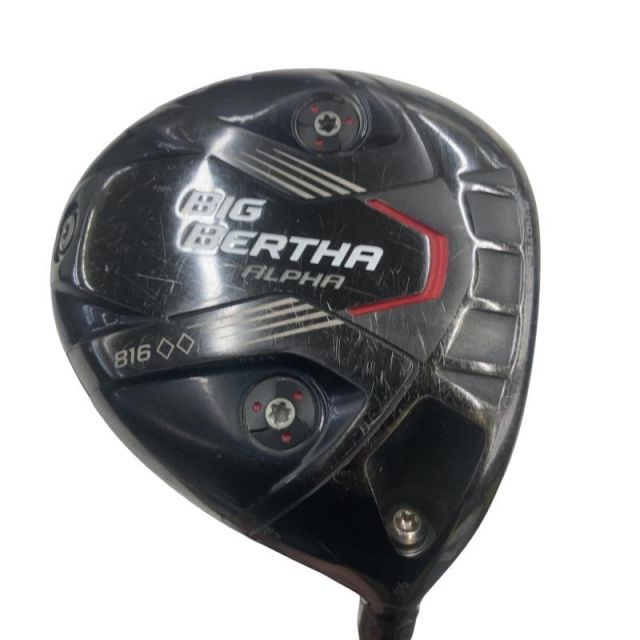 【中古】 キャロウェイ BIG BERTHA ALPHA 816◆◆ 9° ドライバー DR Speeder 661 EVOLUTION II (フレックスS) メンズ 男性用 右利き 右用 Cランク ゴルフクラブ