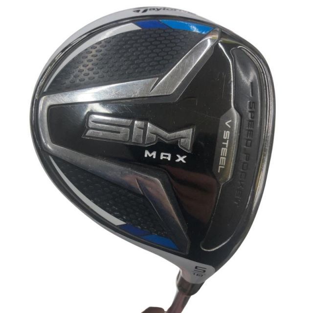 【中古】 テーラーメイド SIM MAX 5W フェアウェイウッド FW リシャフト (フレックスその他) メンズ 男性用 右利き 右用 Cランク ゴルフクラブ