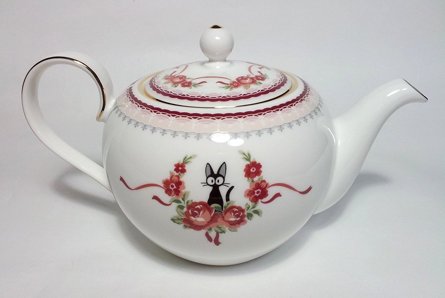 Noritake ノリタケ ティー ポット 650cc 魔女の宅急便 ピンク ボーンチャイナ MJ97284/H-612L [01:ピンク] [03:ティーポット]