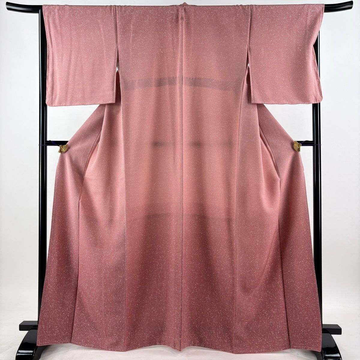 美品】 付下げ 身丈166cm 裄丈68cm L 袷 袋帯セット 幾何学 ぼかし