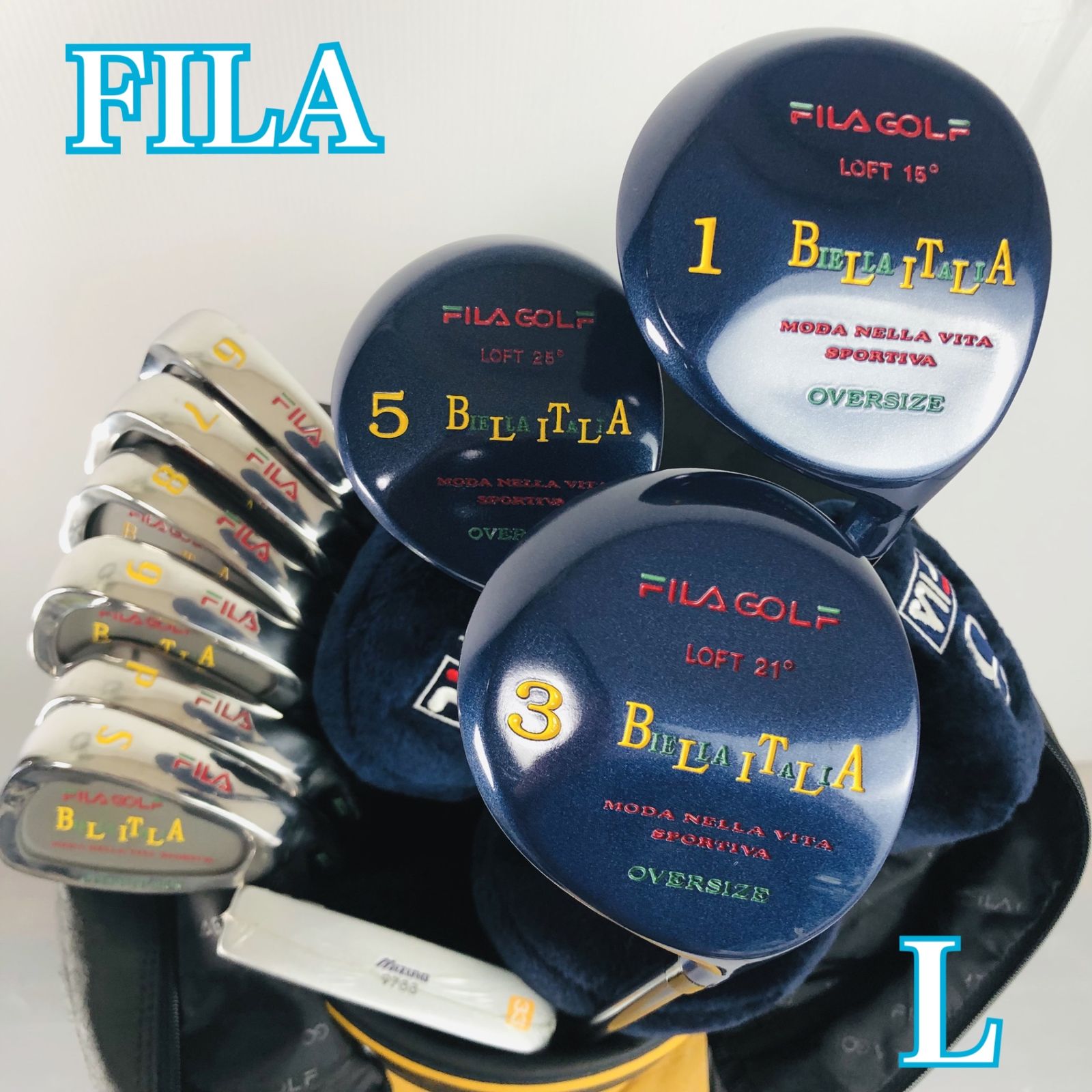レディース FILA フィラ MIZUNO ミズノ ゴルフクラブセット ゴルフ