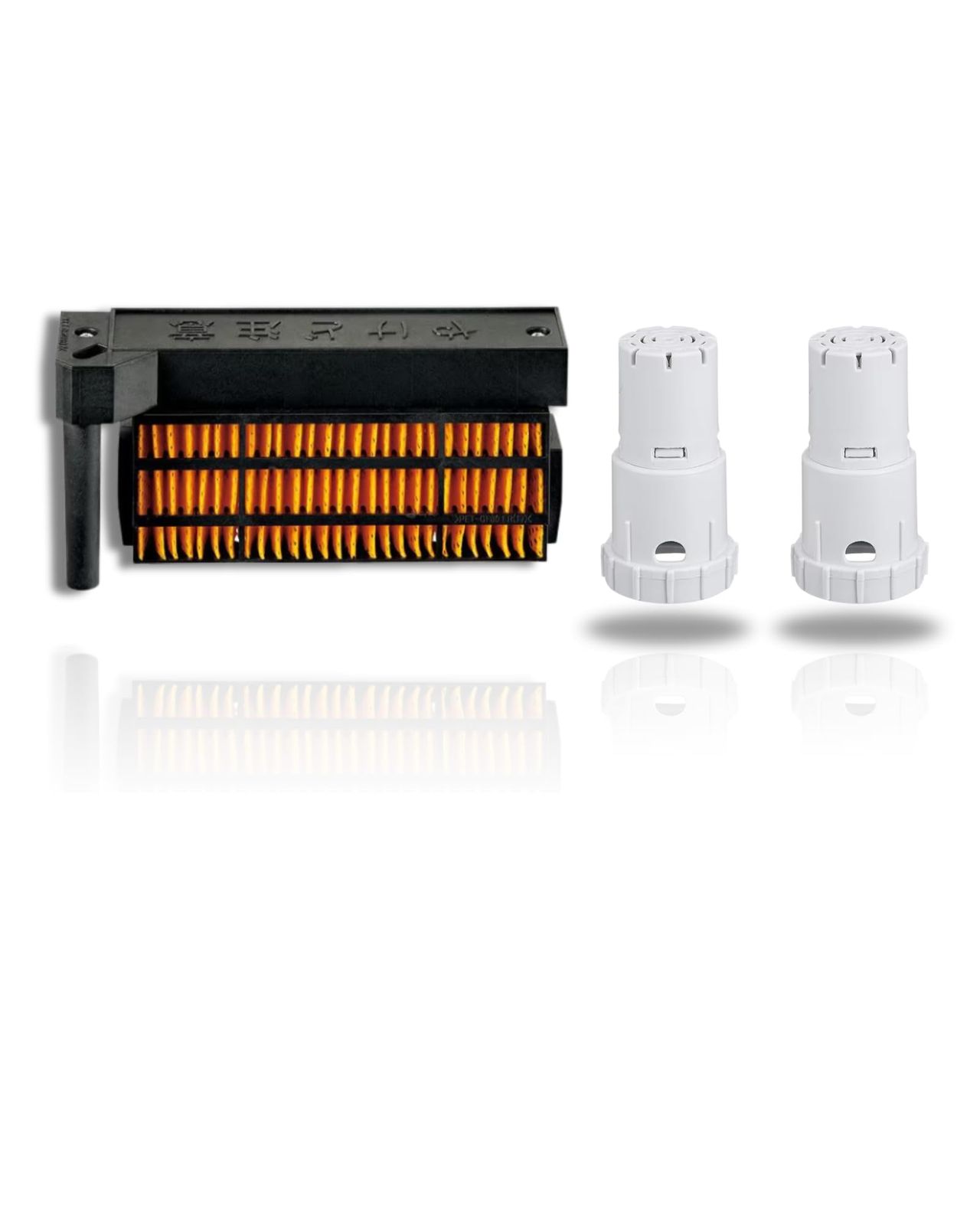 純正品 加湿セラミックファン用 加湿フィルター HX-FK6 (HX-FK5後継）& Ag+イオンカートリッジ FZ-AG01K2セット TIGHUGステッカー付 [HX-FK6(1個)＆FZ-AG01(2個)]