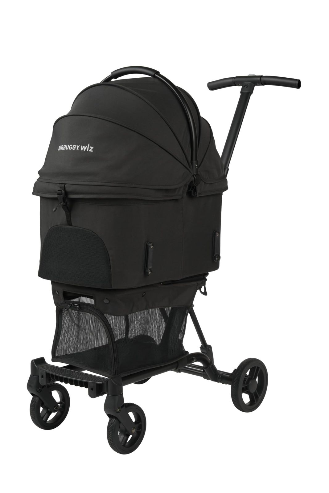 AIRBUGGY WIZ X TRUE BLACK エアバギー ウィズエックス wizx 軽量 コンパクト ペットカート [TRUE BLACK]