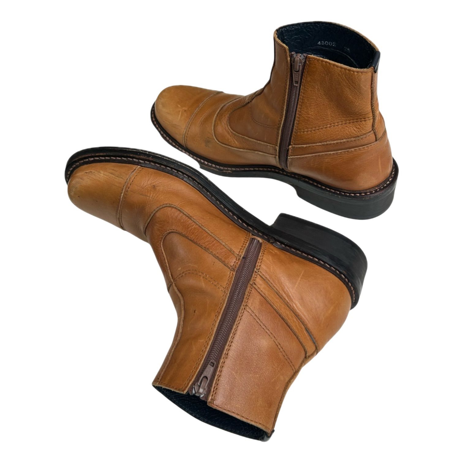 KENZO Side Zip Leather Boots (27.0cm程度) - メルカリ
