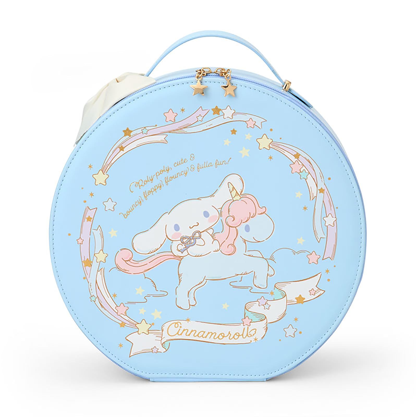 サンリオ(SANRIO) メイクボックス シナモロール 化粧品収納 持ち手付き ミラー付き ギフト 129691 [シナモロール]