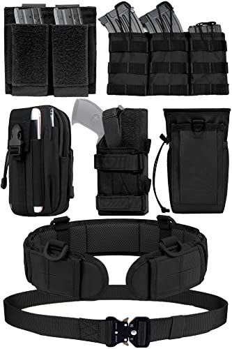 [プロのサバゲーマー推薦] サバゲー ベルト タクティカルベルト MOLLE 装備 セット マガジンポーチ マグポーチ ピストル ホルスター送料無料 bbb4e913