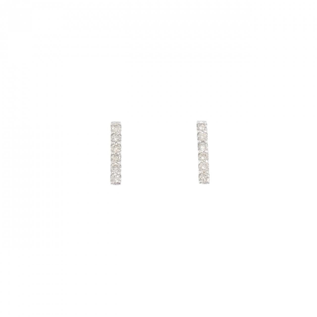 PT900 ダイヤモンド ピアス 0.24CT
