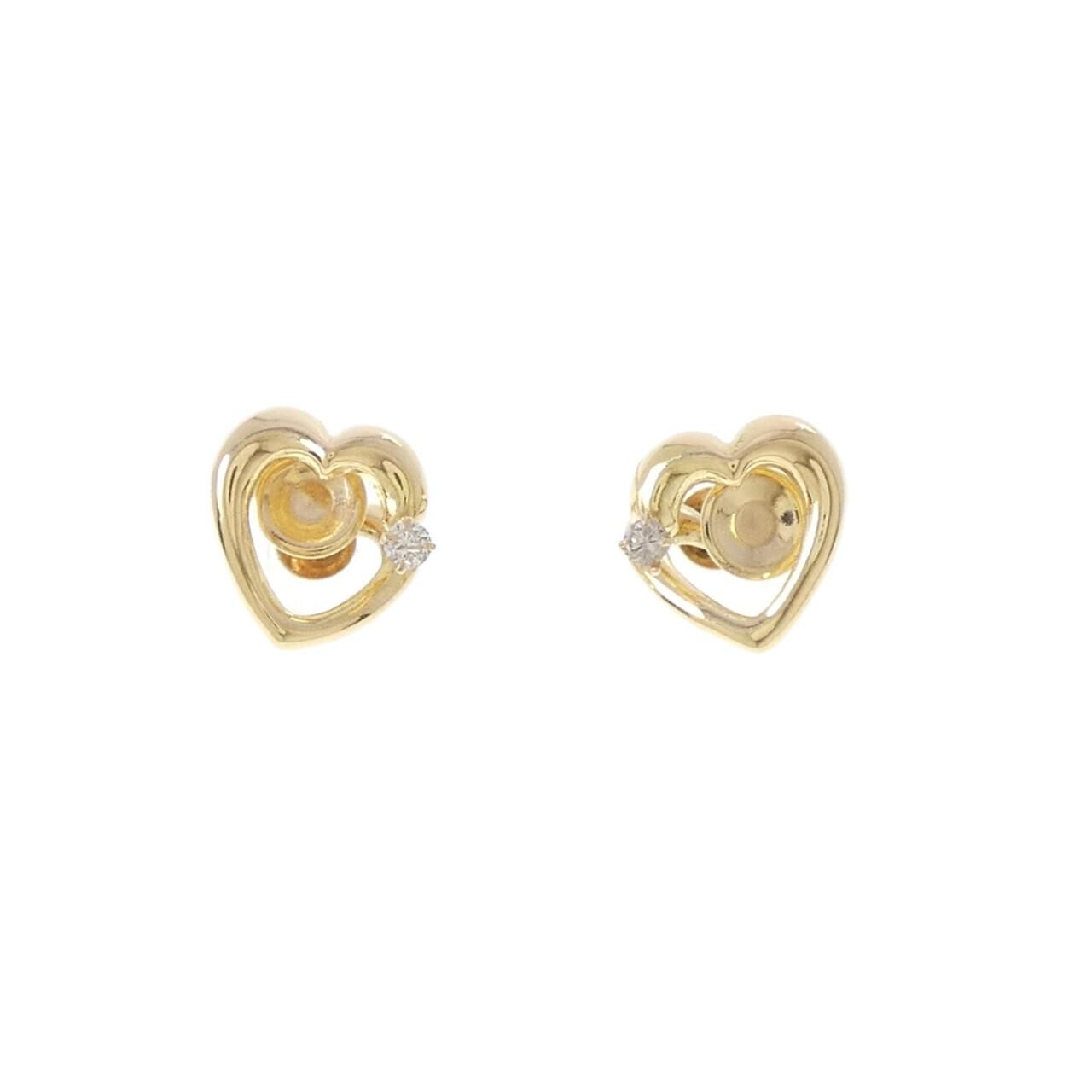 K18YG ダイヤモンド イヤリング 0.06CT