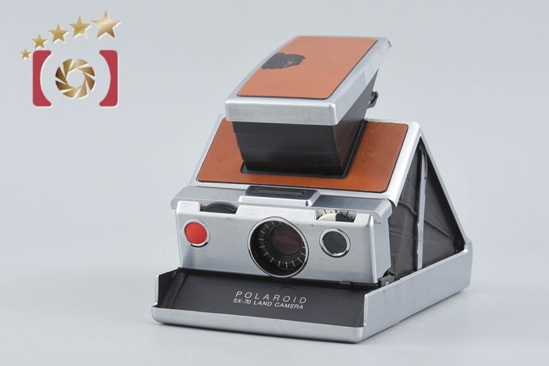 中古】Polaroid ポラロイド SX-70 ブラウン インスタントフィルム