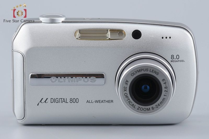 中古】OLYMPUS オリンパス μ DIGITAL 800 シルバー コンパクトデジタル