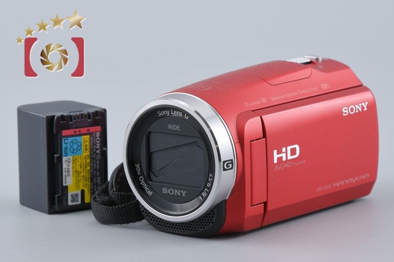 【中古】SONY ソニー ハンディカム HDR-CX680 レッド デジタルビデオカメラ 多言語対応