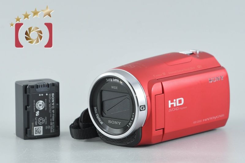【中古】SONY ソニー ハンディカム HDR-CX680 レッド デジタルビデオカメラ 多言語対応