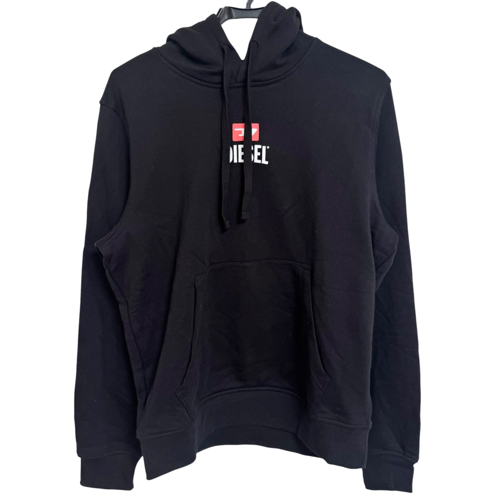 一点物】DIESEL ディーゼル メンズ トップス パーカー ブラック ロゴ 
