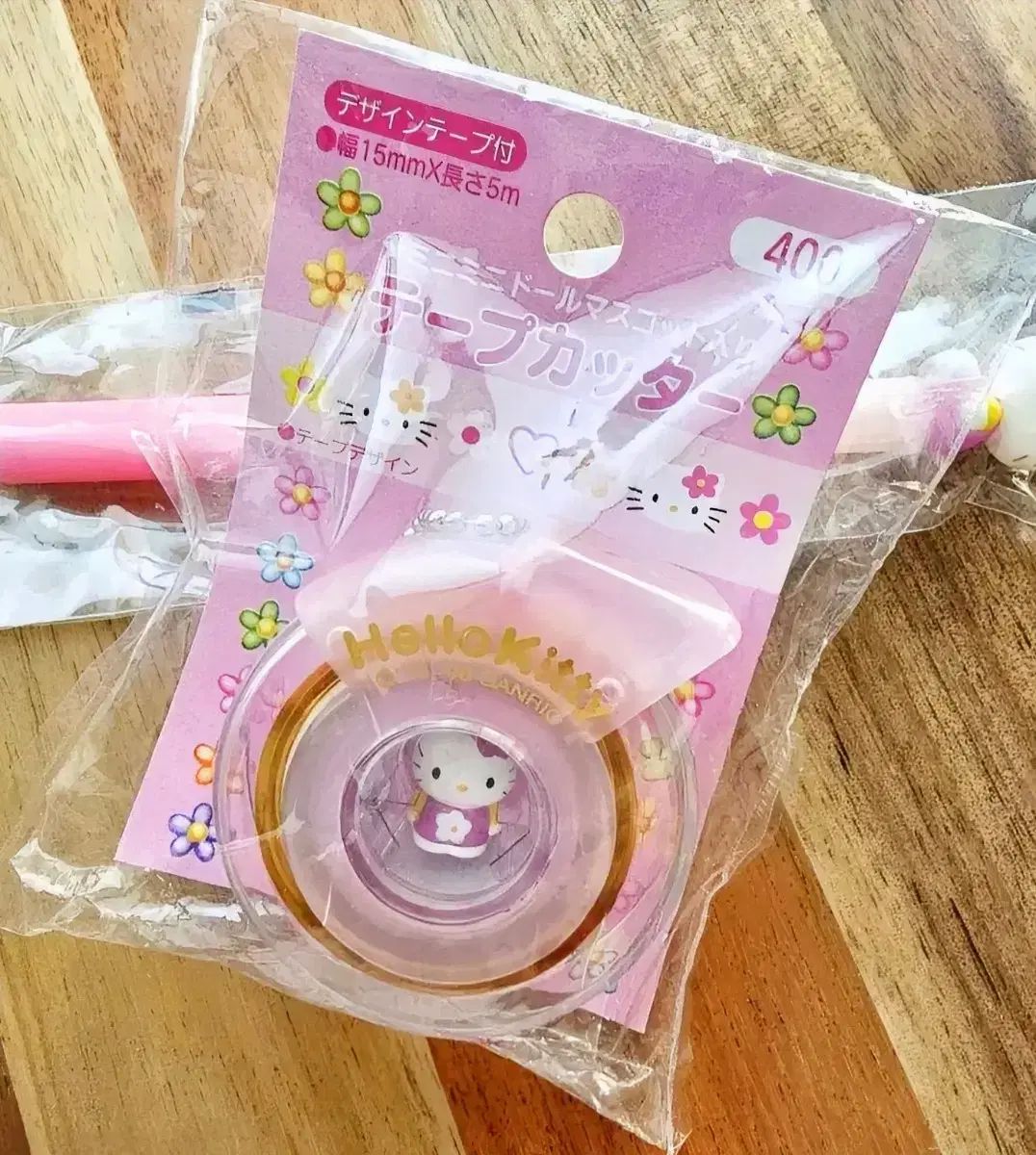 ハローキティ テープ カオハナ キティ テープカッター キティ テープカッター