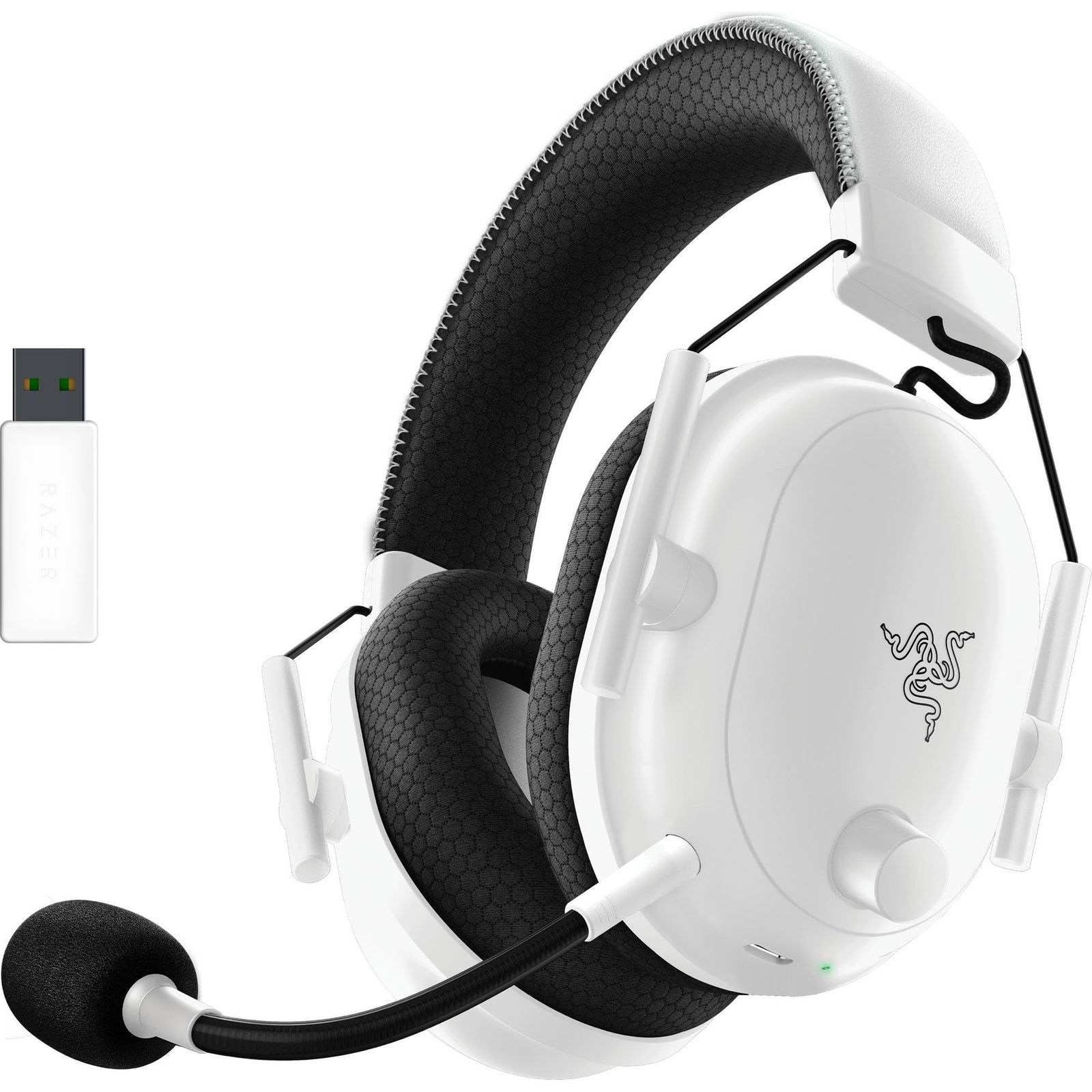 Razer(レイザー) BlackShark V2 Pro White Edition アップグレードモデル ワイヤレスゲーミングヘッドセット HyperSpeed Wireless 2.4GHz Bluetooth H [ホワイト] [Pro(上級モデル)]