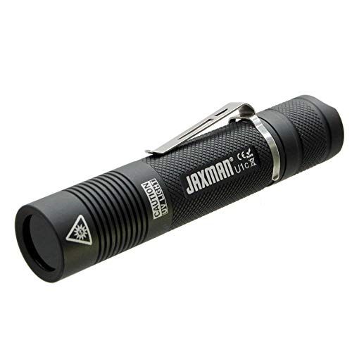 JAXMAN U1C UV 紫外線ライト 日亜化学6W 紫外線365nm UV LED 懐中電灯 フォーカススポット ライト レジン用 ブラックライト(電池含まず)送料無料 a28d4bea