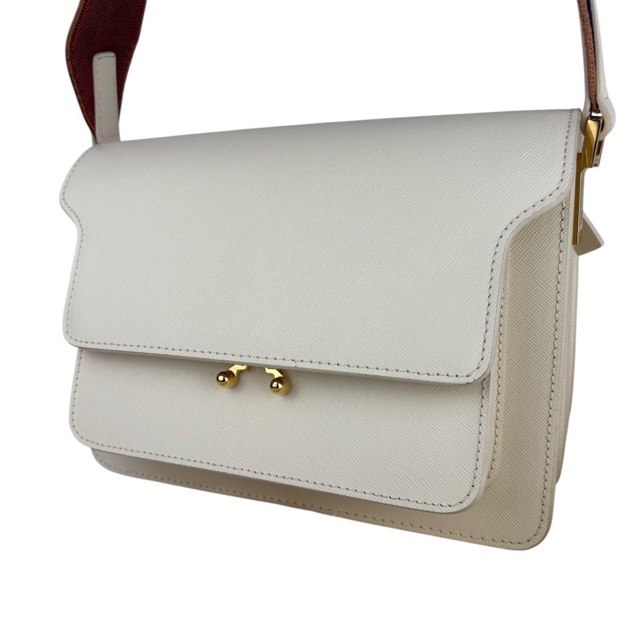 MARNI マルニ トランク ショルダーバッグ 2way ホワイト レディース