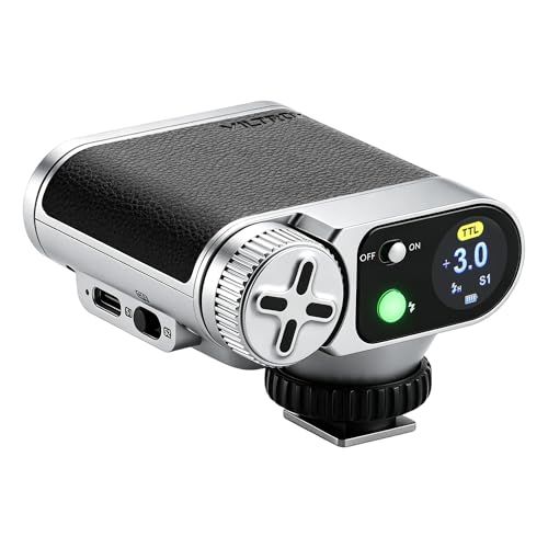 VILTROX Vintage Z1 Pro カメラストロボ レトロ 小型 TTL フラッシュ HSS高速シンクロ ニコンに対応 ディフューザー付属 | Nikon用 TTL調光 HSSに対応 最大出力24Ws 1秒リサイクル タッチスクリー a043ad5d