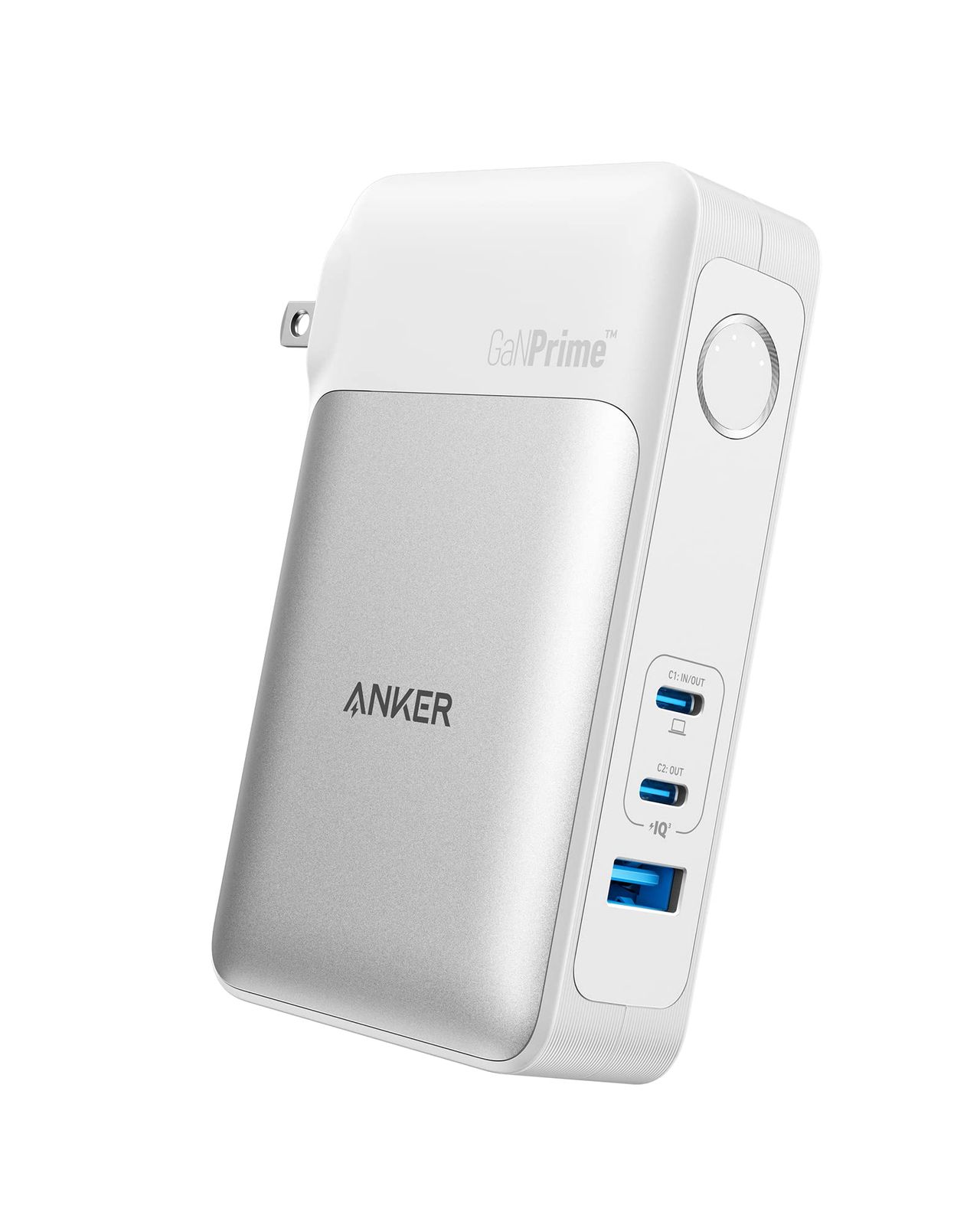 Anker 733 Power Bank (GaNPrime PowerCore 65W) (10000mAh 30W出力モバイルバッテリー搭載 65W出力充電器)【独自技術Anker GaNPrime採用/USB Power Delivery対応/PSE技