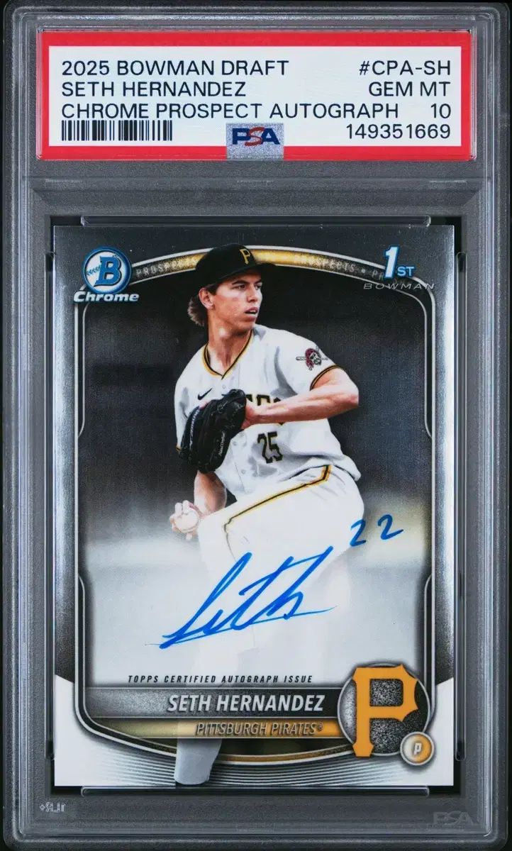 バウマン セス エルナンデス オート psa 10