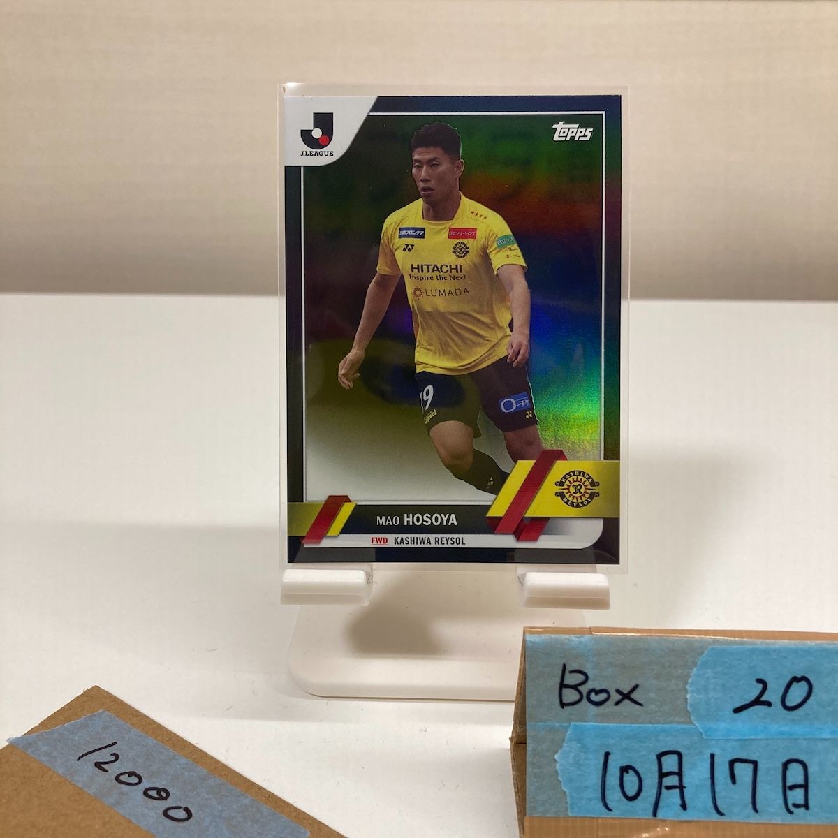 2023 Topps MAOHOSOYA 細谷真大 05/10 柏レイソル Black Jリーグ カード