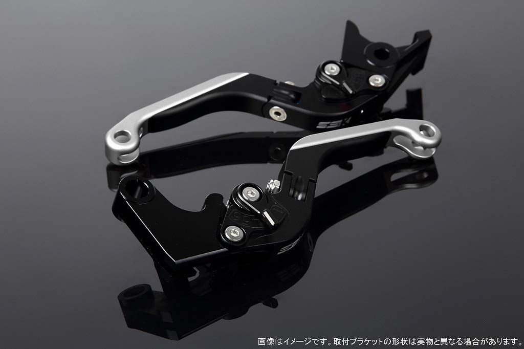 新着商品 SSK スピードラ アジャストレバーセット 可倒延長式 レバー本体カラー:マットブラック アジャスターカラー:マットブラック エクステンションカラー:マットシルバー HONDA ADV150 KF38