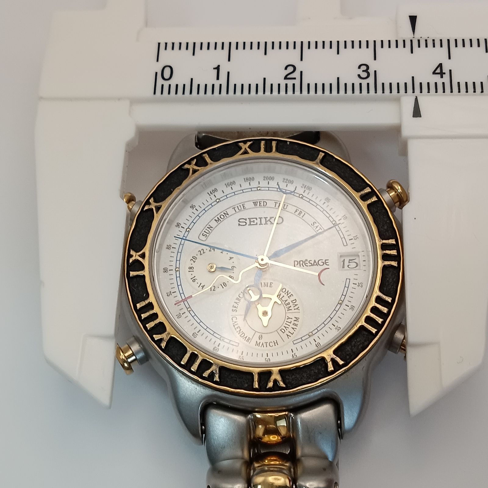 稼働 良品】0615-1 SEIKO PRESAGE セイコー プレサージュ 6M13-7000