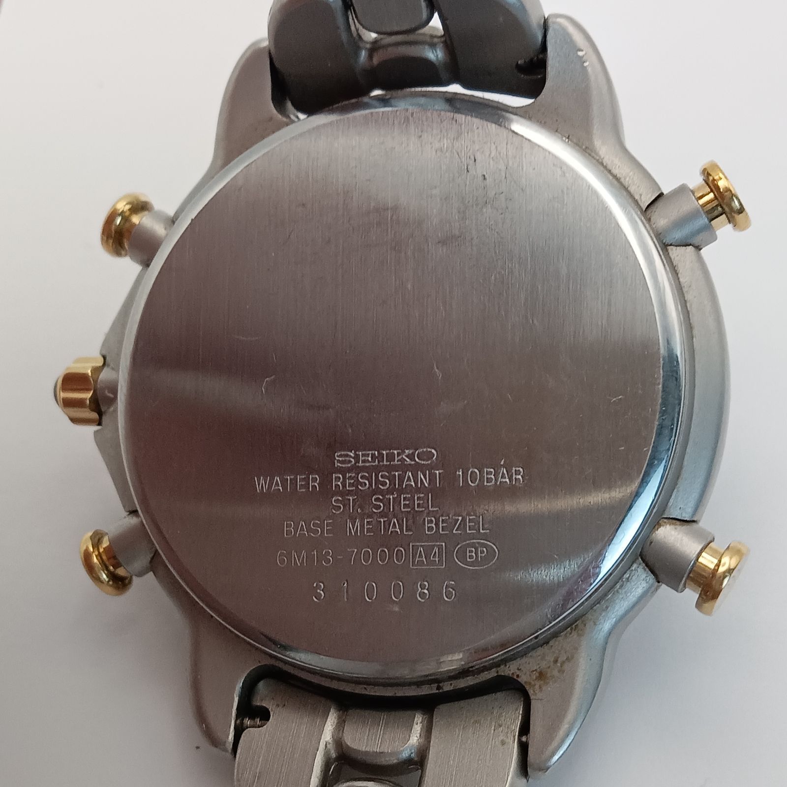 稼働 良品】0615-1 SEIKO PRESAGE セイコー プレサージュ 6M13-7000 