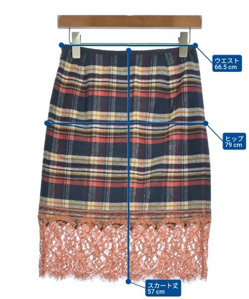 sacai luck ひざ丈スカート レディース 【古着】【中古】【送料無料