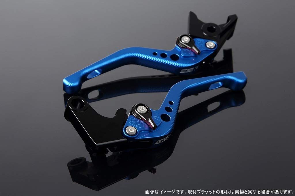 新着商品 SSK スピードラ アジャストレバーセット 3Dショート レバー本体カラー:マットブルー アジャスターカラー:マットブラック HONDA ADV150 KF38