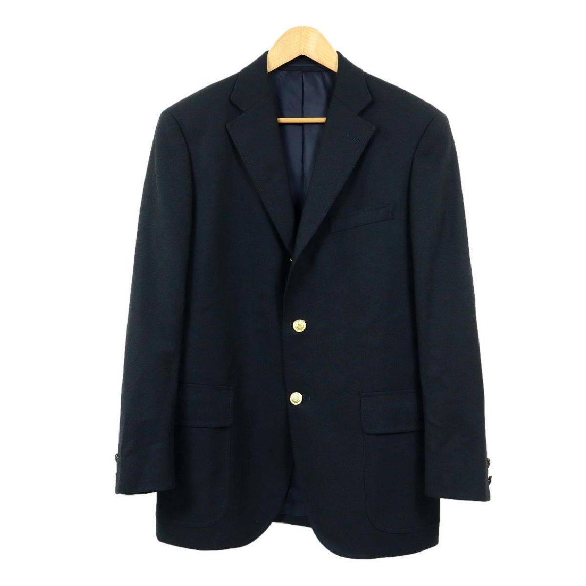 S3826】【美品】【金釦】J.PRESS PEPPIN MERINO ジェイプレス ぺ