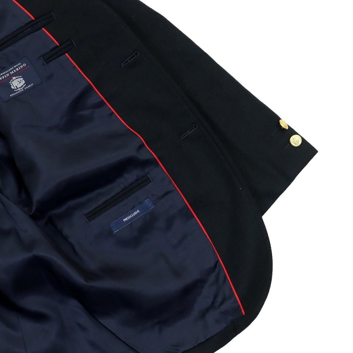 S3826】【美品】【金釦】J.PRESS PEPPIN MERINO ジェイプレス ぺ 