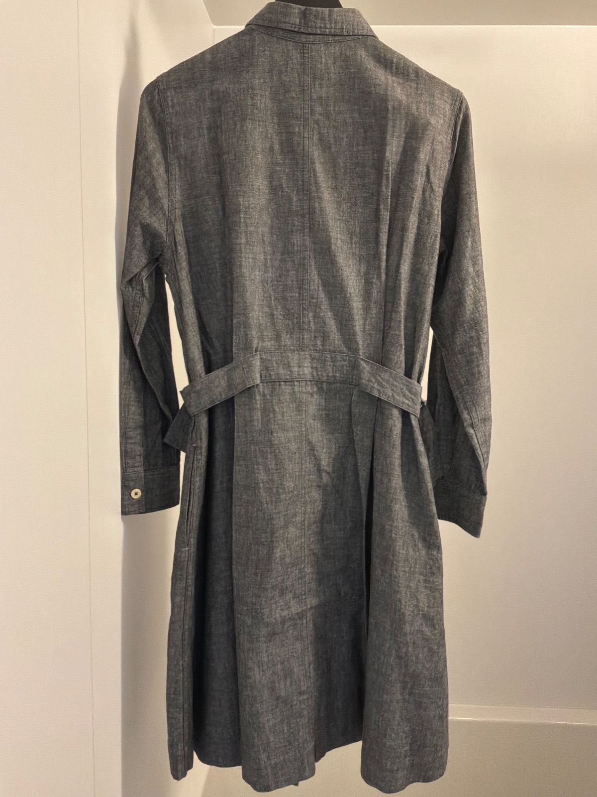 美品】MHL. マーガレットハウエル シャツワンピース コットン100